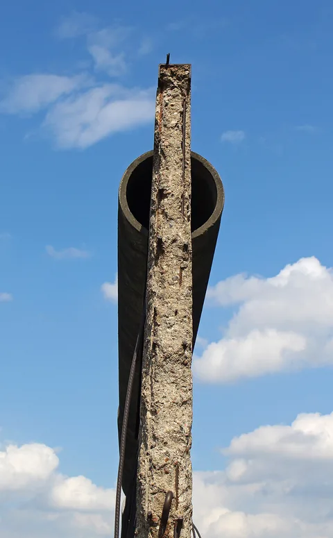 Remainings of Berlin Wall at Niederkirchnerstrasse, Berlin