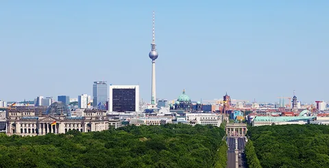 Berlin Cityscape seen from Victory Column