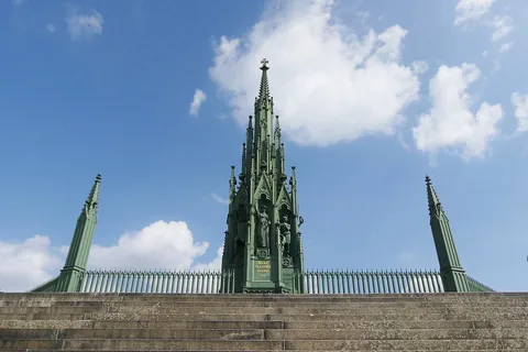 Commemorative Memorial to the 1813 – 1815 Wars of Liberation from the napolenoic occupation of several German states ("Befreiungskriege"), designed in 1817 and inaugurated on 30 Ma