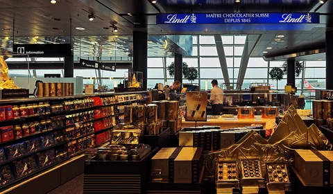 At the Zurich Airport. Switzerland